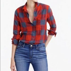 J. Crew Women’s Plaid Shirt Size 4 BNWT